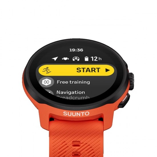 Suunto Run Coral Orange reloj GPS AMOLED liviano para running con música offline